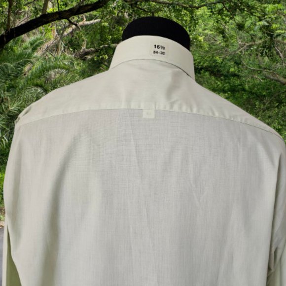 PIERRE CARDIN COMFORT FIT EXPANDABLE NECK BAND MEN DRESS SHIRT - 16.5 (34/35) - Picture 7 of 7